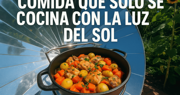 Cocina solar: recetas ecológicas y deliciosas solo con la luz del sol