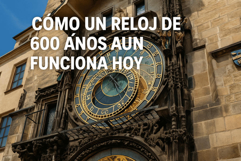 Imagen generada con IA para el artículo Cómo un reloj de 600 años aún funciona hoy
