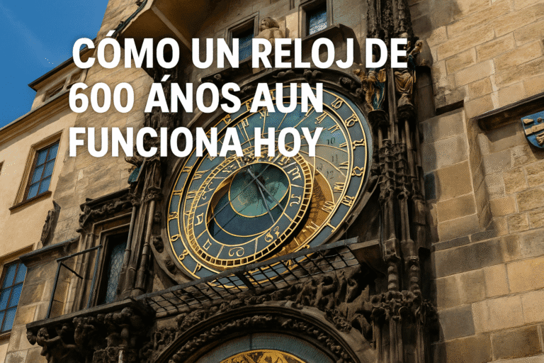 Imagen generada con IA para el artículo Cómo un reloj de 600 años aún funciona hoy