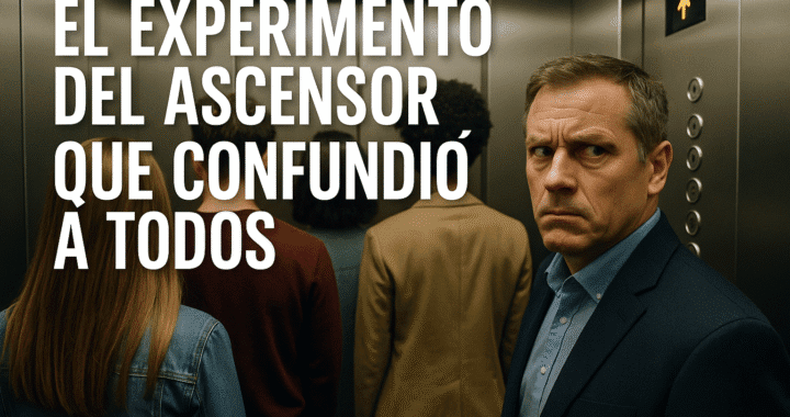 Experimento del ascensor: psicología social y presión de grupo real