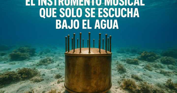 Hydraulófono: el extraño instrumento musical que suena bajo el agua
