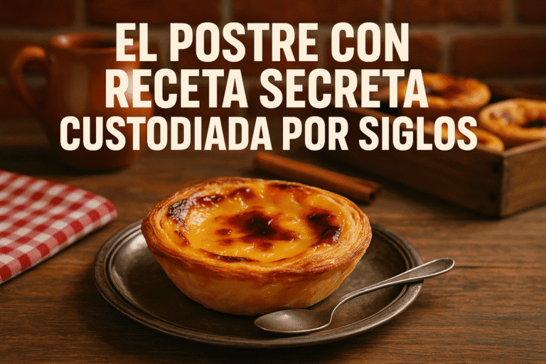 Imagen generada con IA para el artículo El postre con receta secreta custodiada por siglos