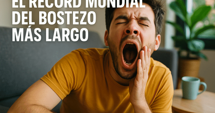Récord mundial del bostezo más largo: el reto viral más surrealista