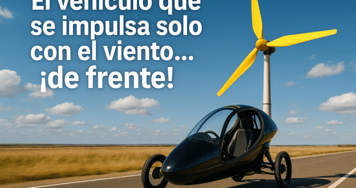 Vehículo eólico Blackbird: cómo avanza más rápido que el viento en contra