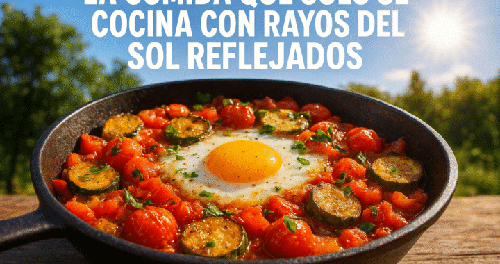 Cocina solar reflejada: cocina mágica, sostenible y sin fuego