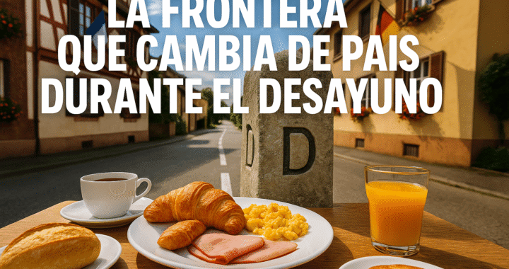 Desayuno fronterizo en Baarle: cruza países sin pasaporte