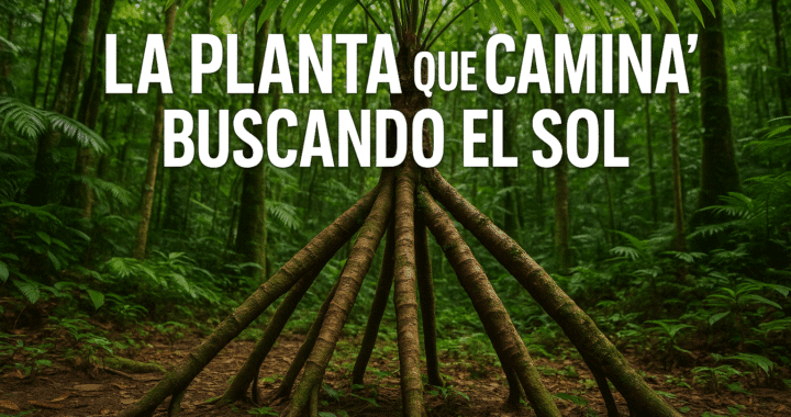 La increíble palma que camina: el misterioso árbol que se mueve solo