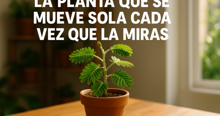 🌿 Planta que se mueve sola: ilusión óptica o ciencia sorprendente