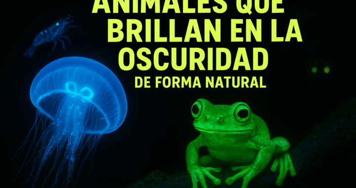 Animales bioluminiscentes: criaturas que brillan en la oscuridad 🌟