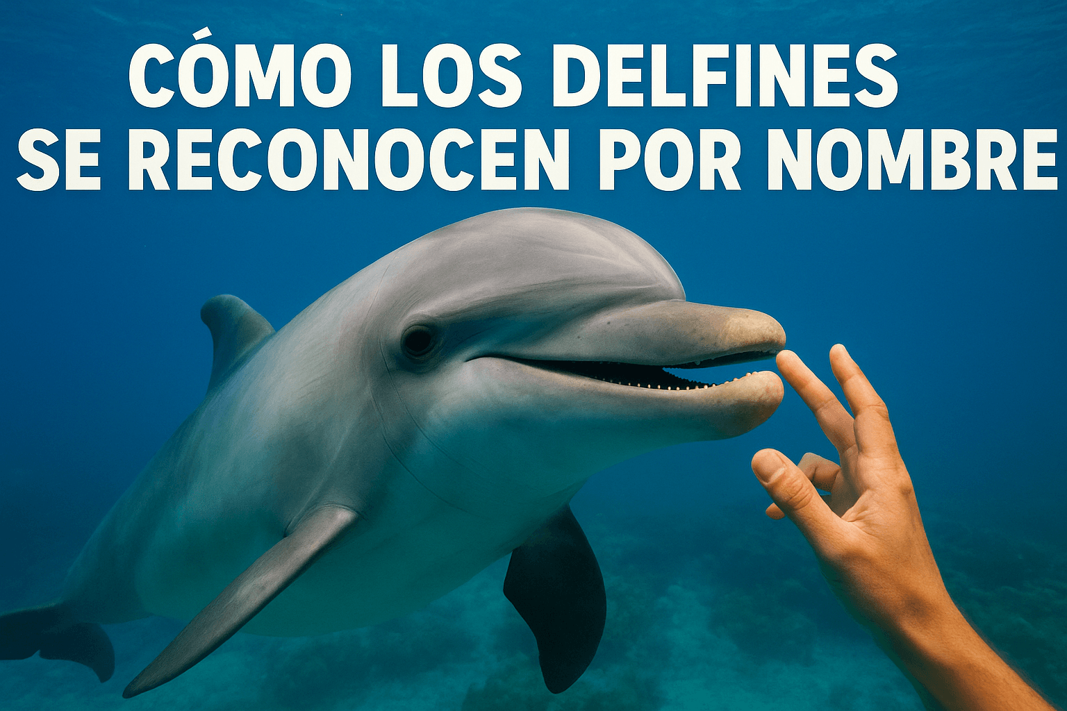 Delfines inteligentes: cómo se comunican usando nombres únicos 1 Imagen generada con IA para el artículo Cómo los delfines se reconocen por nombre