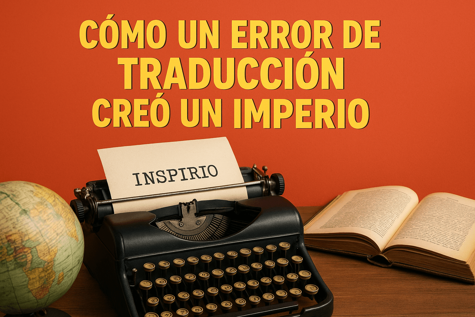 Error de traducción que cambió la historia y creó un imperio 1 Imagen generada con IA para el artículo Cómo un error de traducción creó un imperio