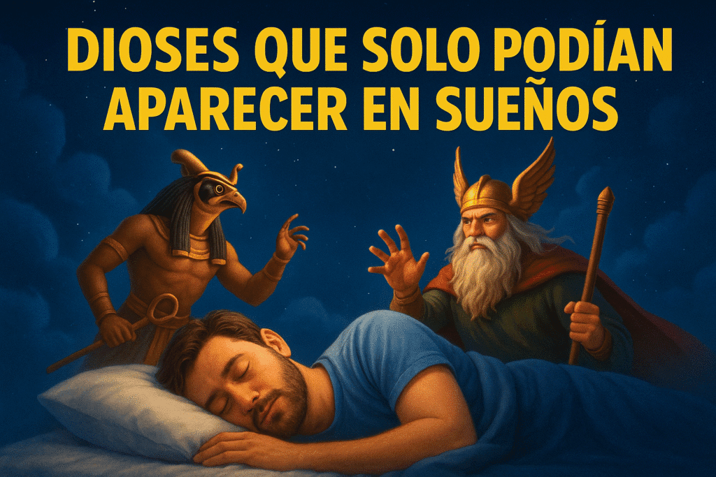Imagen generada con IA para el artículo Dioses que solo podían aparecer en sueños