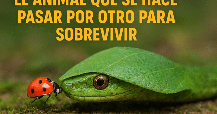 Animales impostores: los mejores ejemplos de mimetismo y camuflaje