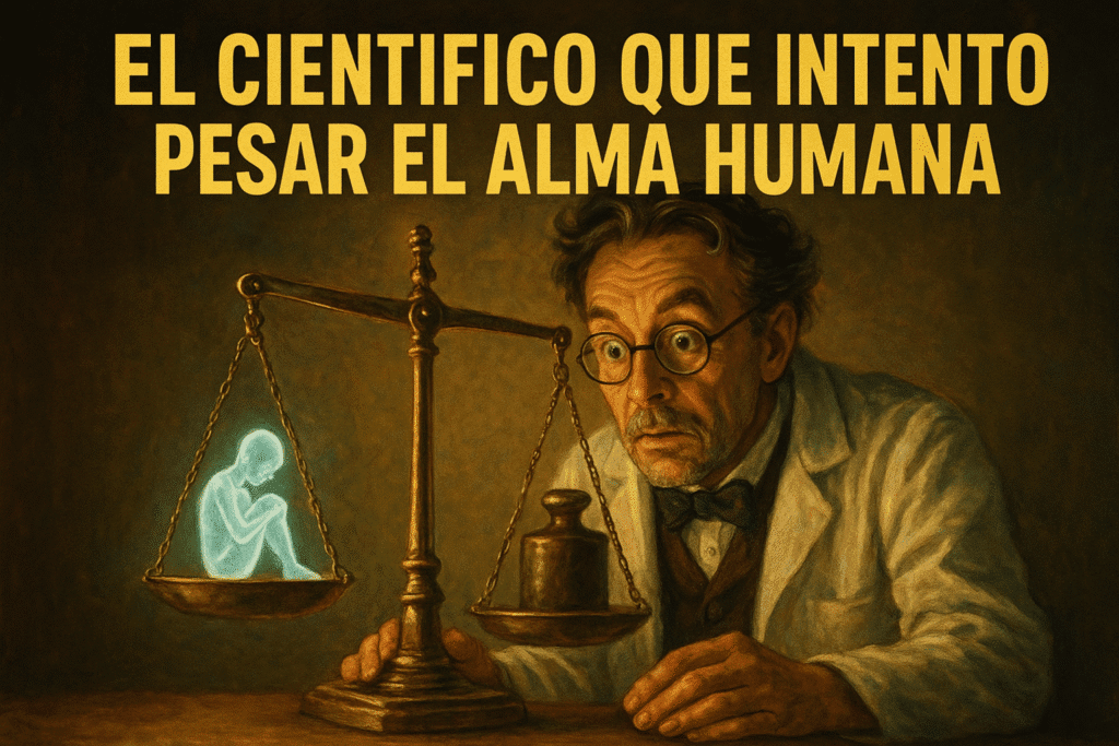 Imagen generada con IA para el artículo El científico que intentó pesar el alma humana