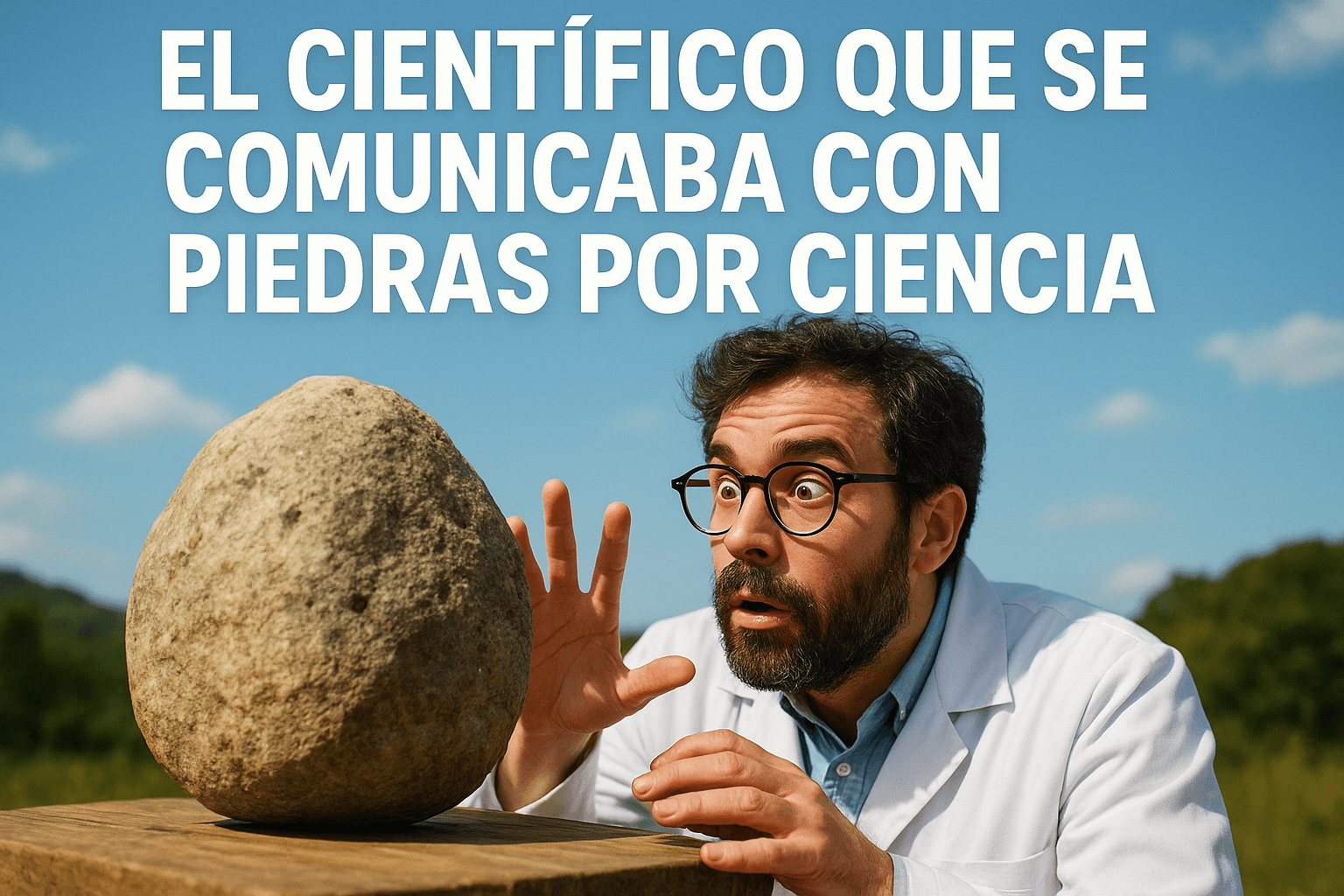 El científico que habló con piedras: experimento WTF que desafía la ciencia 1 Imagen generada con IA para el artículo El científico que se comunicaba con piedras por ciencia