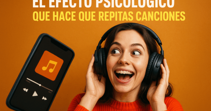 ¿Por qué repetimos canciones? Psicología musical y efecto dopamina