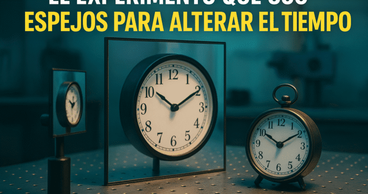 Espejos y percepción del tiempo: experimento científico que sorprende