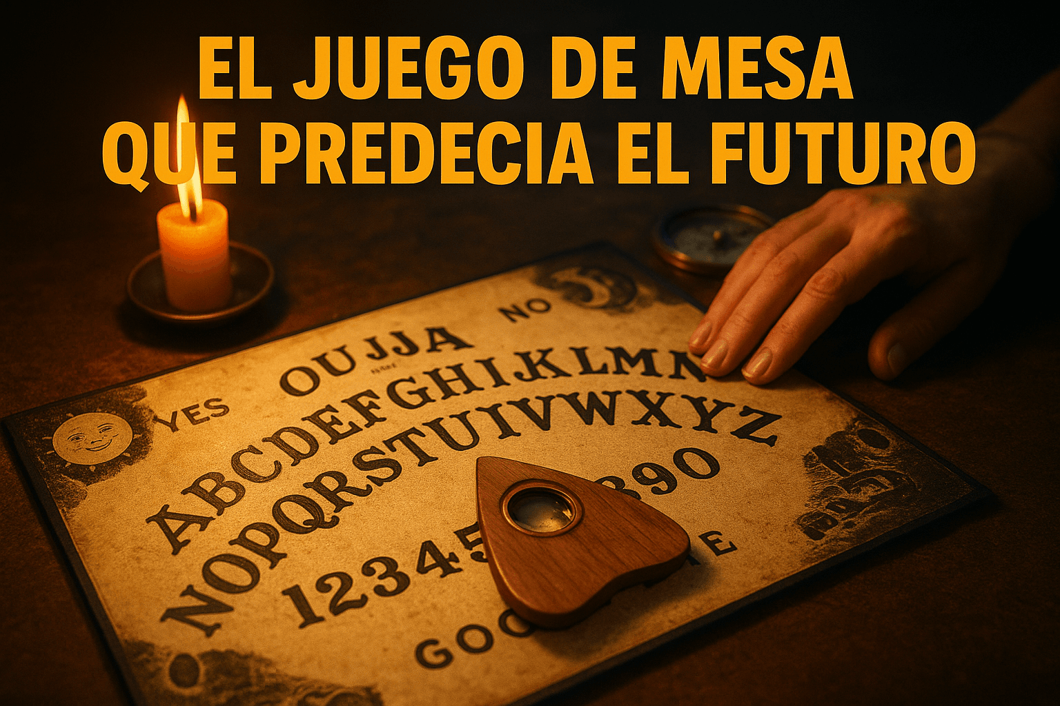 Imagen generada con IA para el artículo El juego de mesa que predecía el futuro