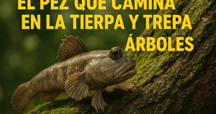 El increíble pez trepador del fango: el animal que camina y escala