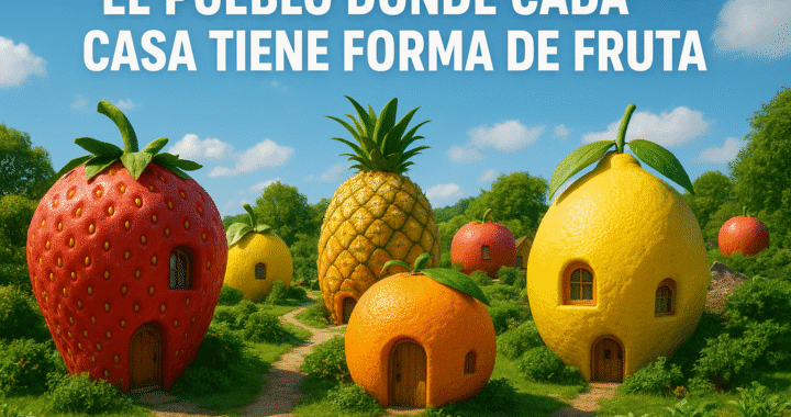 Pueblo de casas con forma de fruta en Vietnam: fantasía tropical real