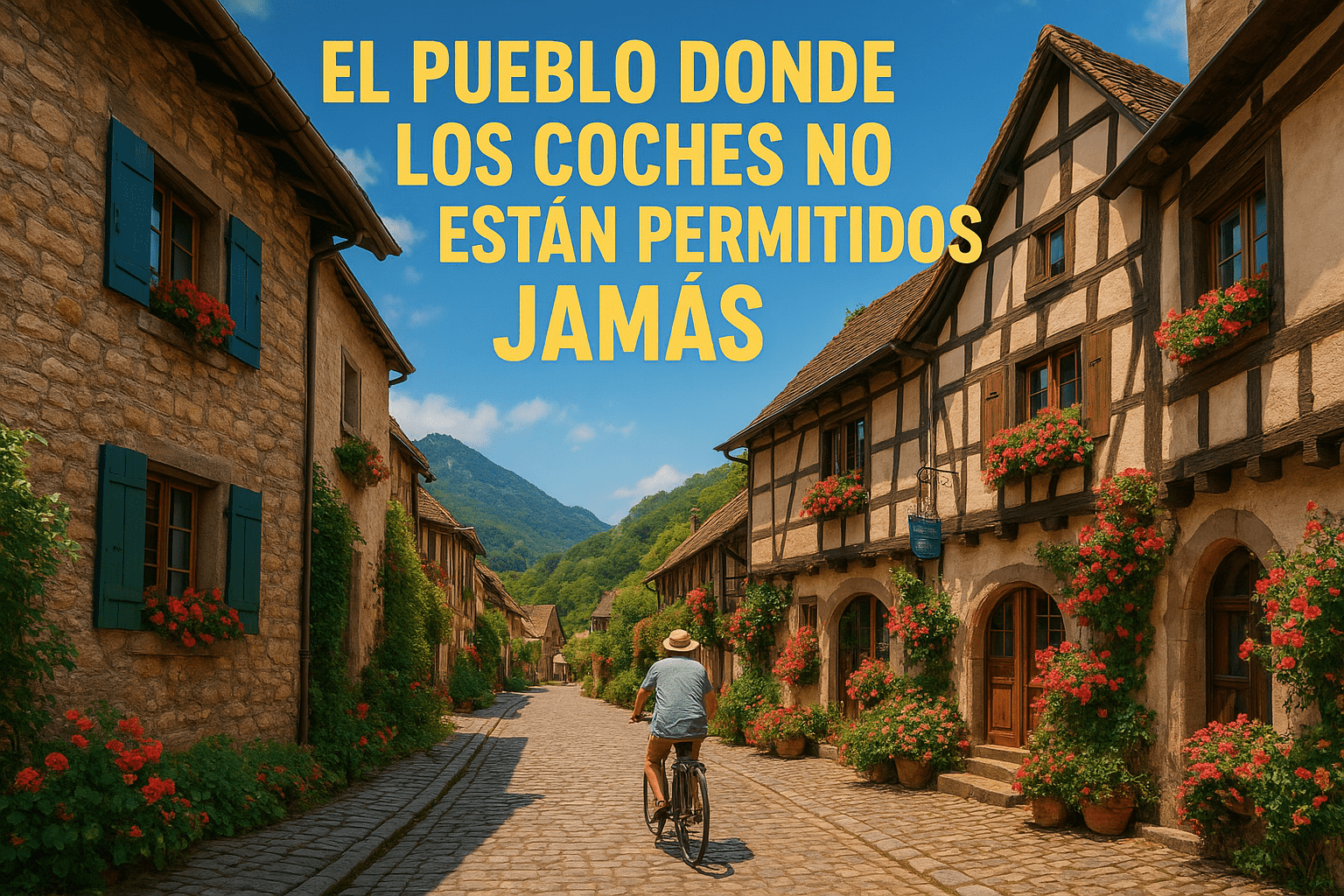 Giethoorn, el pueblo sin coches: destino ecológico único en Europa 1 Imagen generada con IA para el artículo El pueblo donde los coches no están permitidos jamás