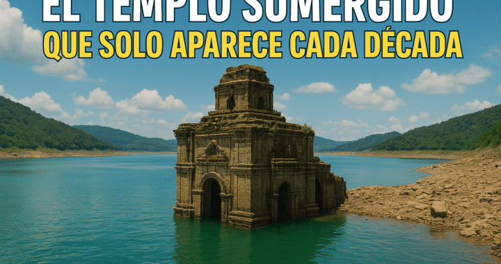 Templo sumergido que aparece cada década: misterio, leyenda y verdad