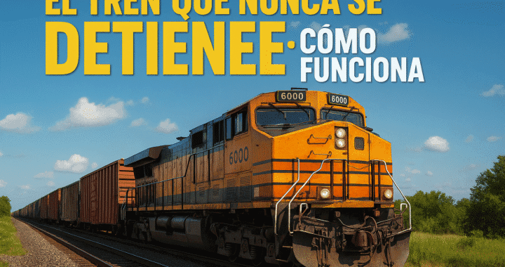 Trenes que nunca se detienen: innovación futurista del transporte