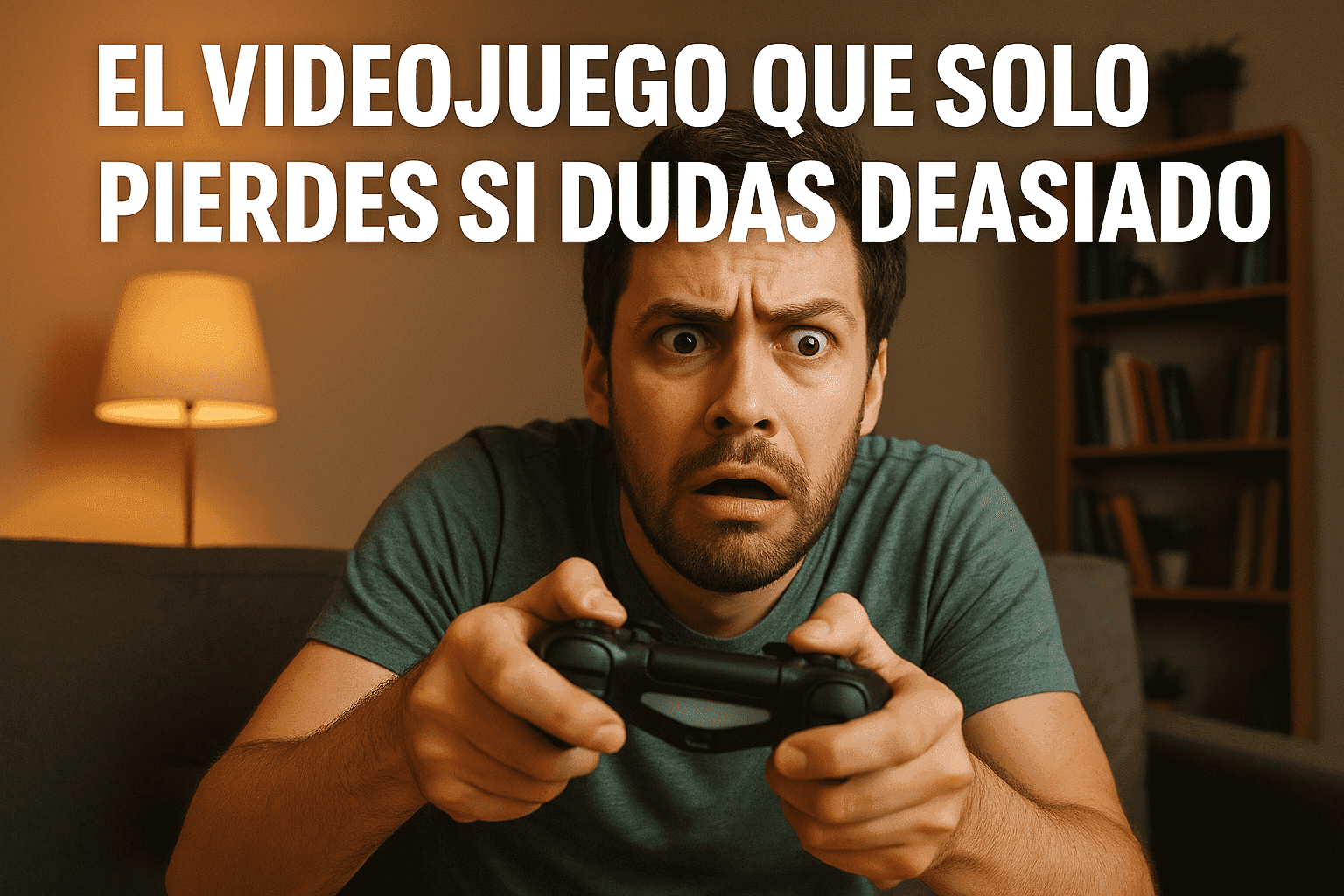 Imagen generada con IA para el artículo El videojuego que solo pierdes si dudas demasiado