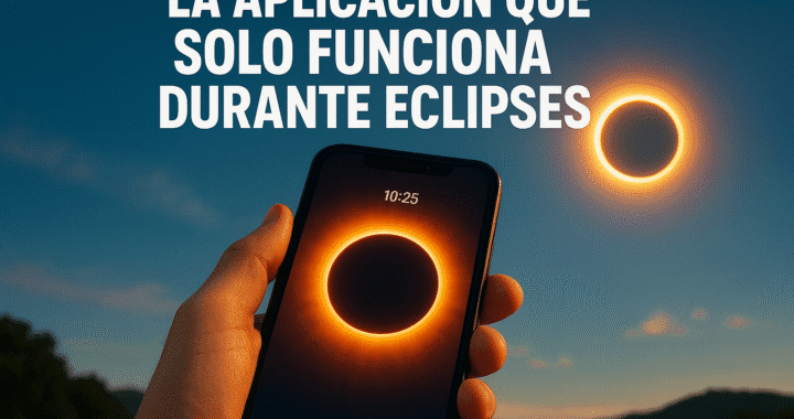 App que solo funciona en eclipses: el fracaso más insólito y viral