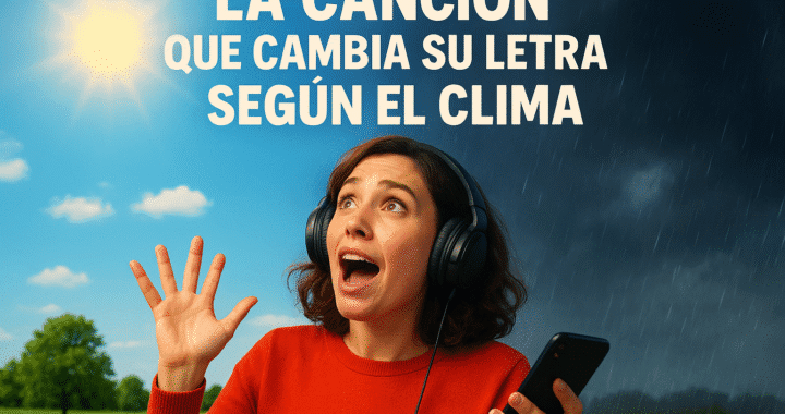Canciones que cambian con el clima: música interactiva y sorprendente