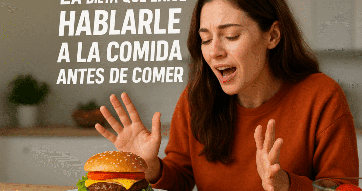 Dieta viral de hablarle a la comida: mindfulness extremo y humor