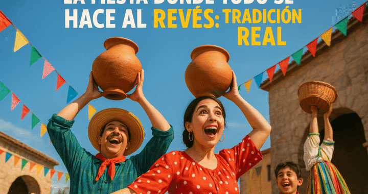Fiesta al revés: tradición divertida que desafía reglas y sorprende