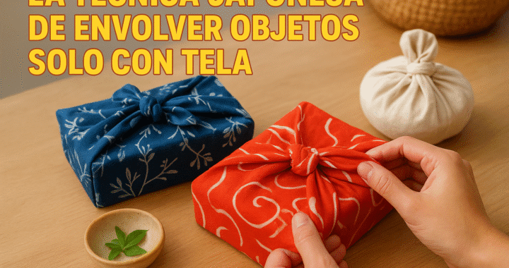 Furoshiki japonés: el arte ecológico de envolver regalos sin plástico
