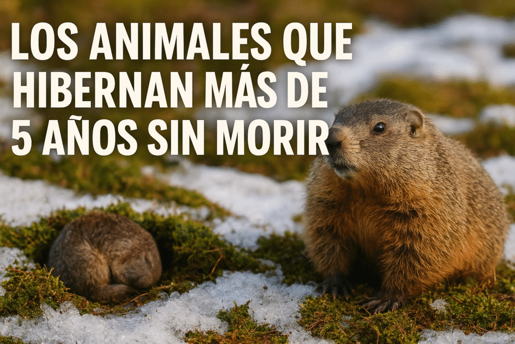 Animales que hibernan años: criaturas extremas que desafían el tiempo 1 Imagen generada con IA para el artículo Los animales que hibernan más de 5 años sin morir