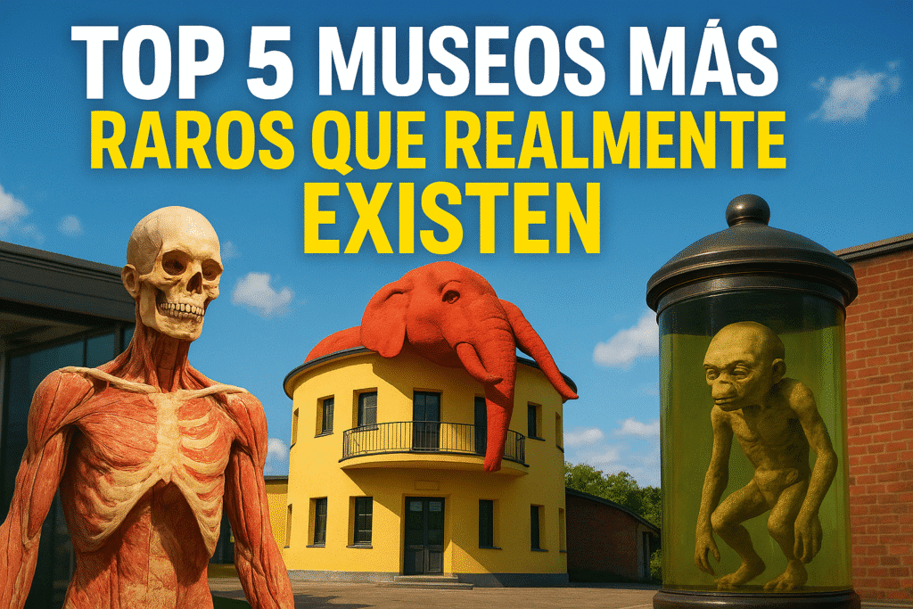 Imagen generada con IA para el artículo Top 5 museos más raros que realmente existen