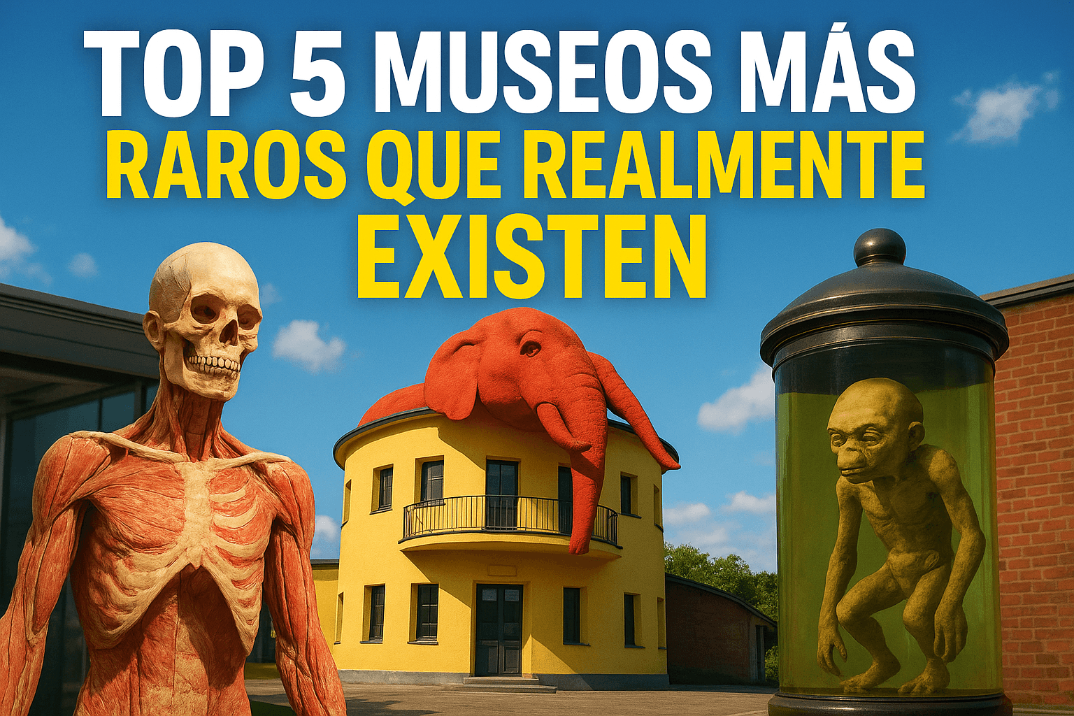 🔍 ¡Los 5 museos más raros del mundo que debes visitar ya! 🌍 1 Imagen generada con IA para el artículo Top 5 museos más raros que realmente existen