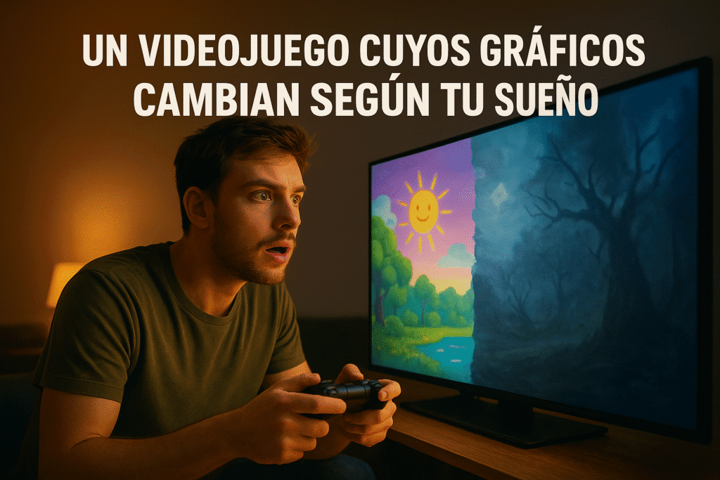 Videojuegos personalizados con tus sueños: tecnología gamer asombrosa 1 Imagen generada con IA para el artículo Un videojuego cuyos gráficos cambian según tu sueño