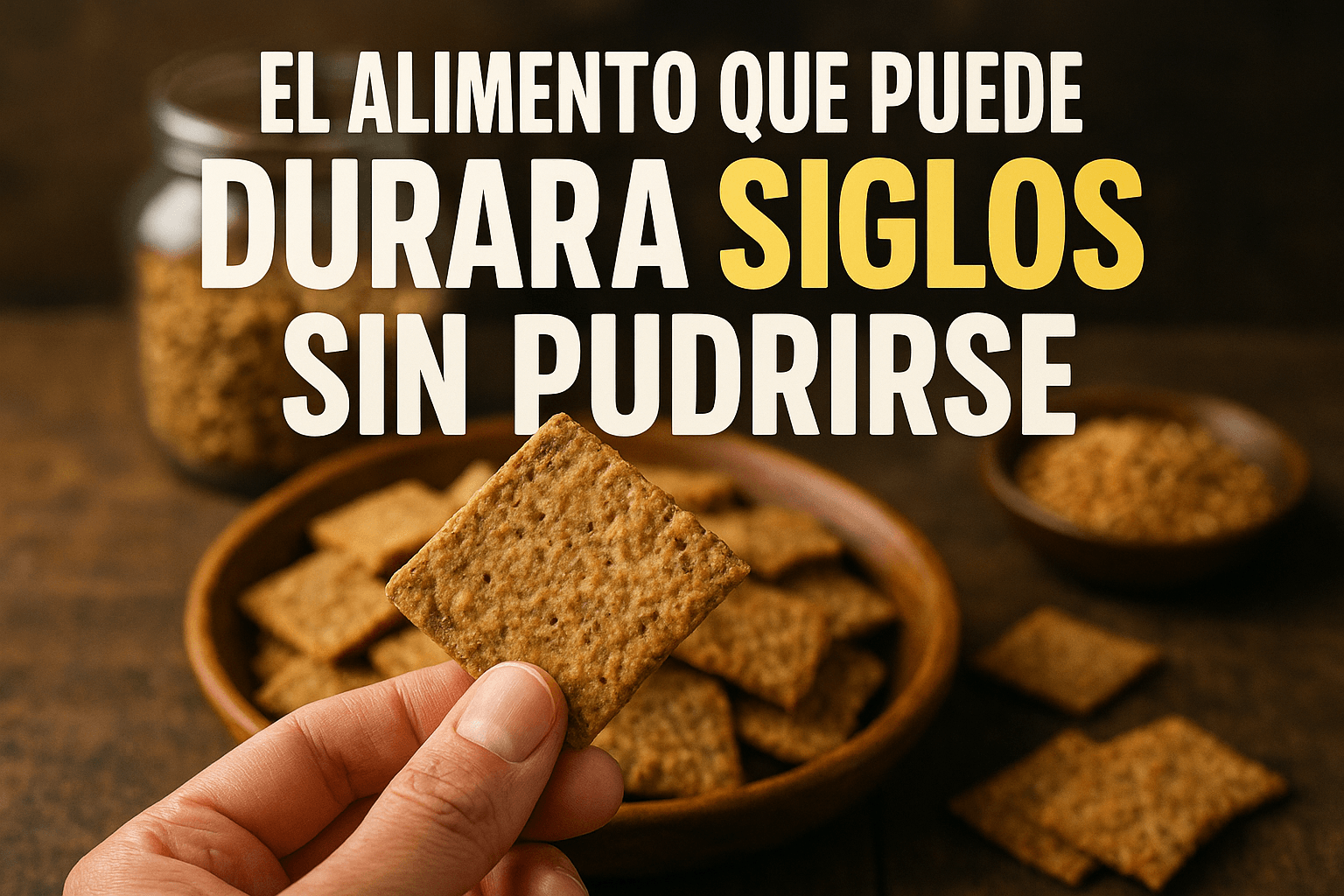 Imagen generada con IA para el artículo El alimento que puede durar siglos sin pudrirse