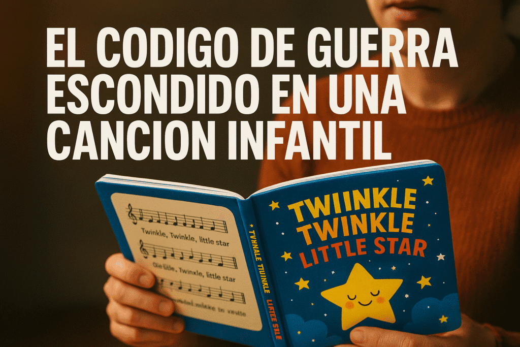 Canciones infantiles con códigos secretos: historia real y sorprendente 1 Imagen generada con IA para el artículo El código de guerra escondido en una canción infantil