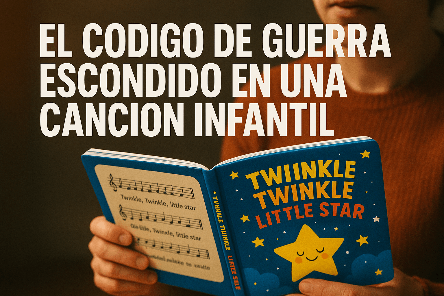 Imagen generada con IA para el artículo El código de guerra escondido en una canción infantil