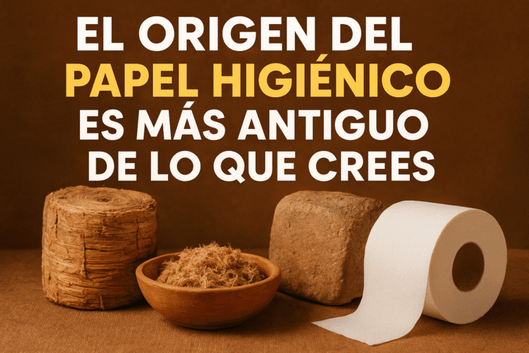 Imagen generada con IA para el artículo El origen del papel higiénico es más antiguo de lo que crees