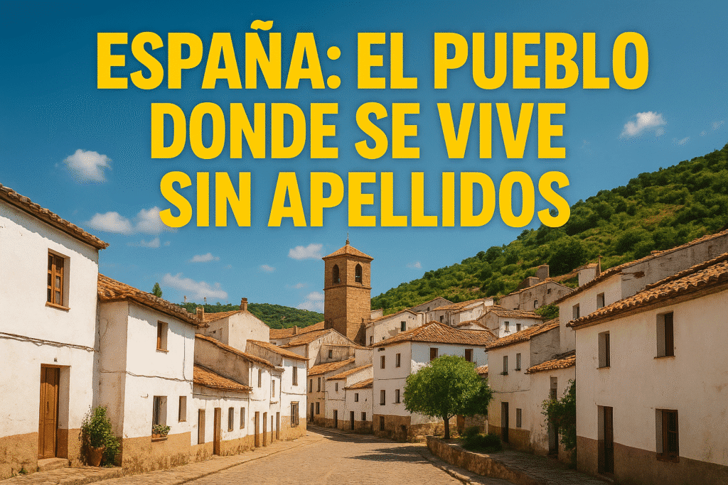 Trevélez, el curioso pueblo de España donde no se usan apellidos 1 Imagen generada con IA para el artículo España: el pueblo donde se vive sin apellidos