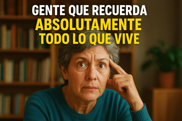 Imagen generada con IA para el artículo Gente que recuerda absolutamente todo lo que vive