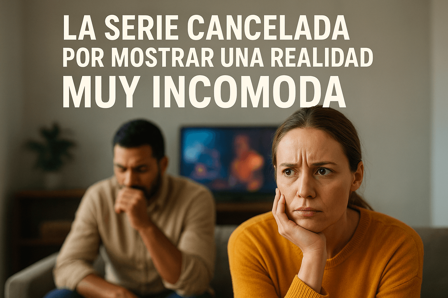 Imagen generada con IA para el artículo La serie cancelada por mostrar una realidad muy incómoda