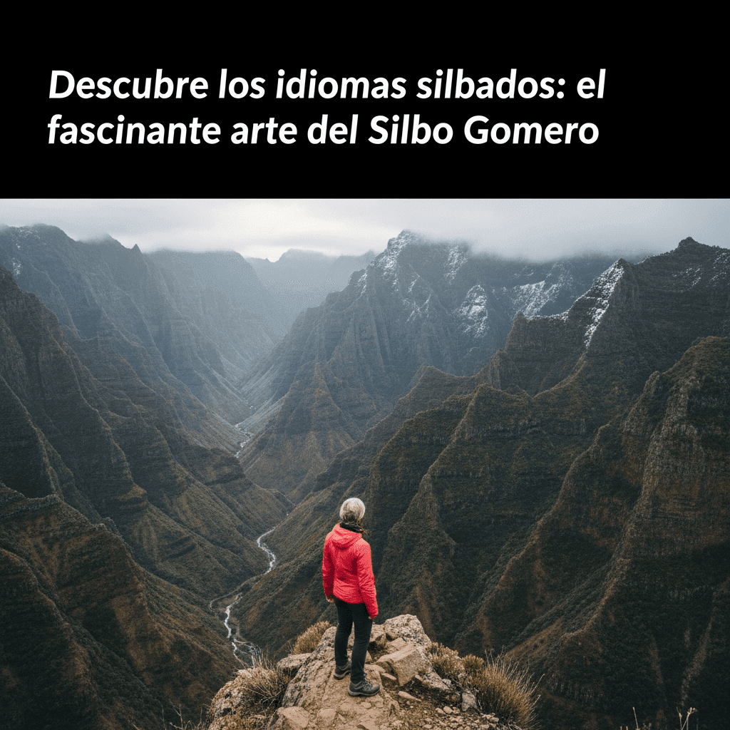 Imagen generada con IA para el artículo Descubre los idiomas silbados: el fascinante arte del Silbo Gomero