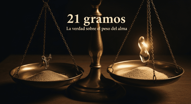 Imagen generada con IA para el artículo 21 gramos: La increíble verdad sobre el peso del alma