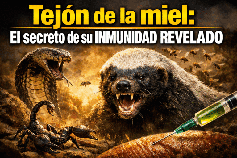 Imagen generada con IA para el artículo Tejón de la miel: Revelado el secreto de su inmunidad al veneno