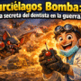 Imagen generada con IA para el artículo Murciélagos Bomba: El Proyecto Secreto del Dentista en WWII