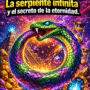 Imagen generada con IA para el artículo Misterio Uróboros: Serpiente que muerde su cola, origen y eternidad