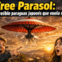 Imagen generada con IA para el artículo Free Parasol: El Paraguas Volador Japonés ¡Increíble!